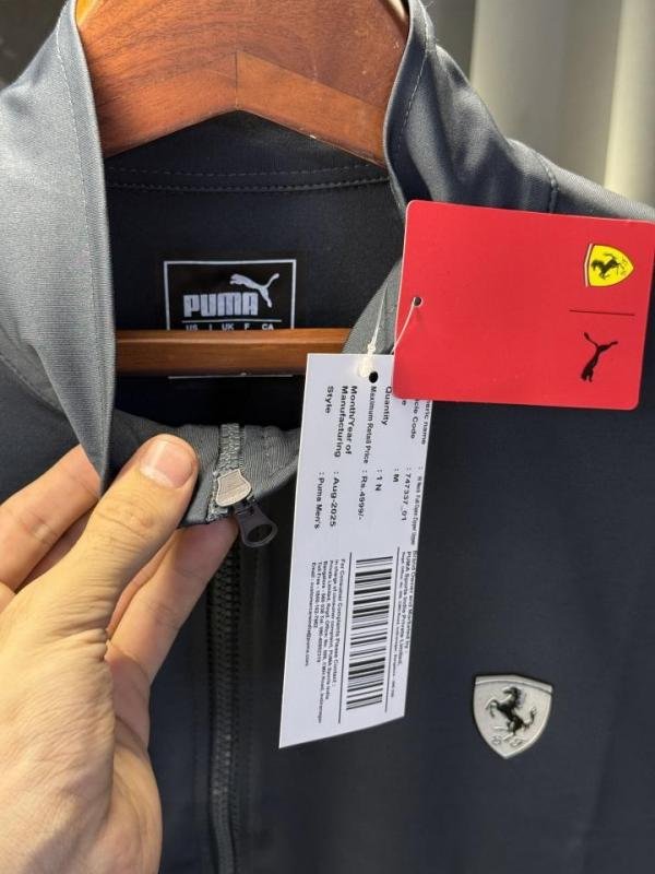 Puma Pum A BMW Motorsport Zipper Jacket Grey - Image 4