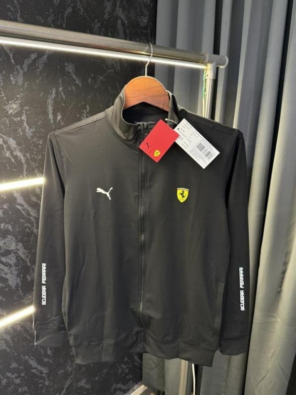 Puma BMW Motorsport Black Zipper Jacket For Men - Image 1