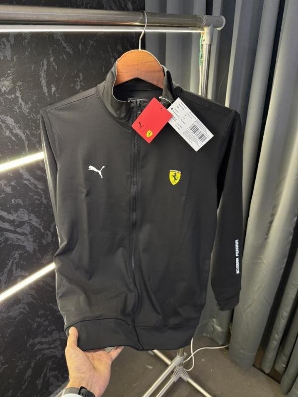 Puma BMW Motorsport Black Zipper Jacket For Men - Image 2