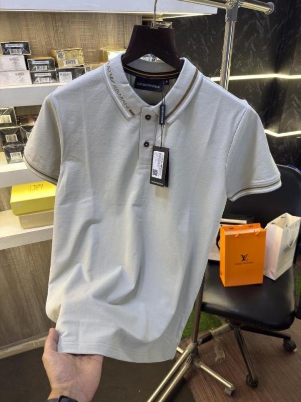 Emporio Armani Polo Neck T-shirt For Men – Premium Store Article - Image 5