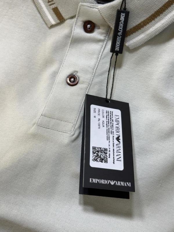 Emporio Armani Polo Neck T-shirt For Men – Premium Store Article - Image 4