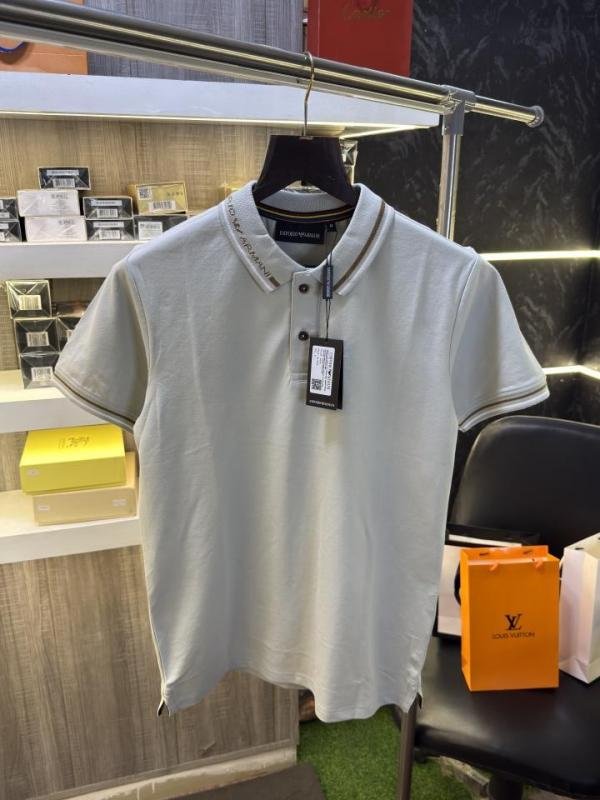 Emporio Armani Polo Neck T-shirt For Men – Premium Store Article