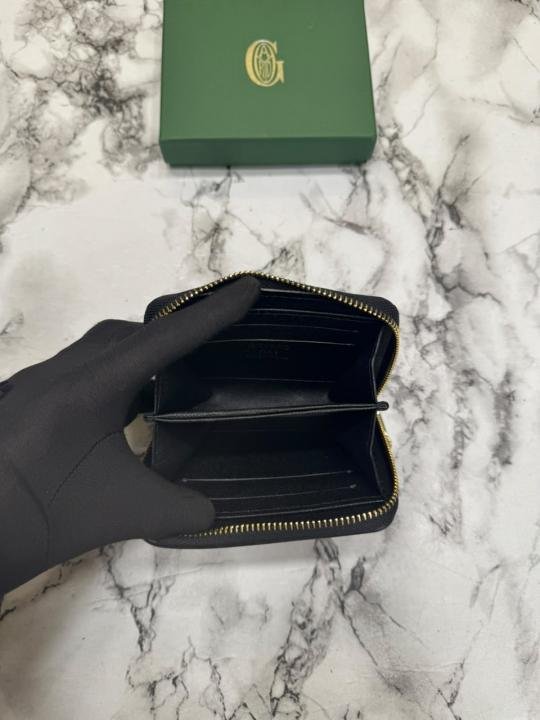 Goyard Zip Around Wallet In Goyardine Canvas With Box - Image 3