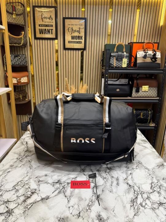 Boss Hugo Bos S Travel Duffle Bag Black Limited Edition - Image 1