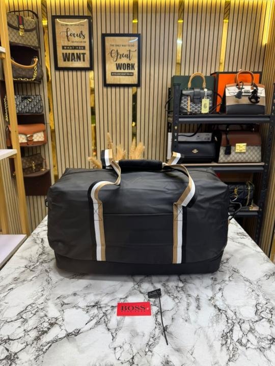 Boss Hugo Bos S Travel Duffle Bag Black Limited Edition - Image 5