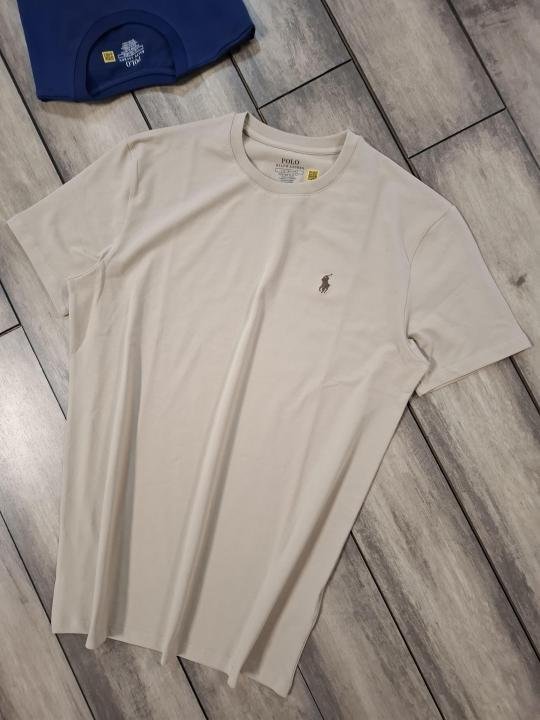 Ralph Lauren Ralph Lauren Beige Round Neck Premium Polo T-shirt F3597-be - Image 9