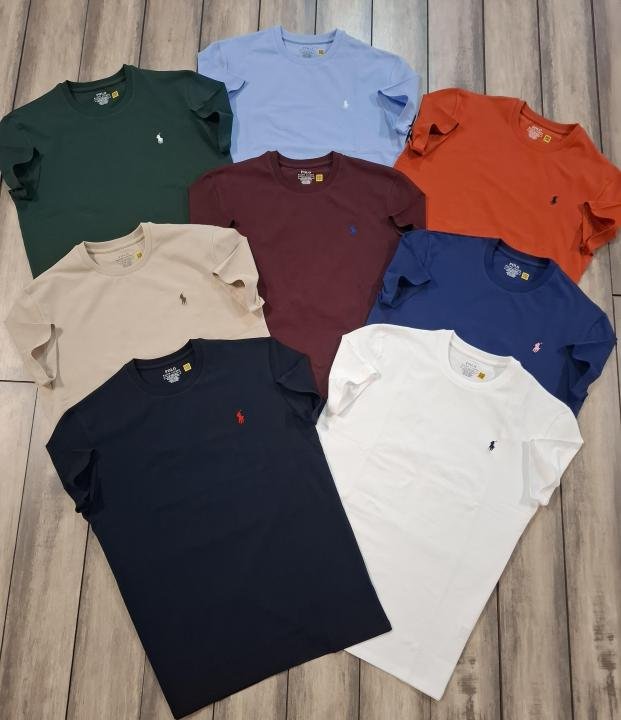 Ralph Lauren Ralph Lauren Beige Round Neck Premium Polo T-shirt F3597-be - Image 7