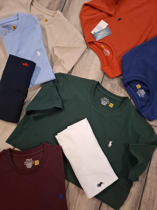 Ralph Lauren Ralph Lauren Green Round Neck Premium Polo T-shirt F3597-gr - Image 3