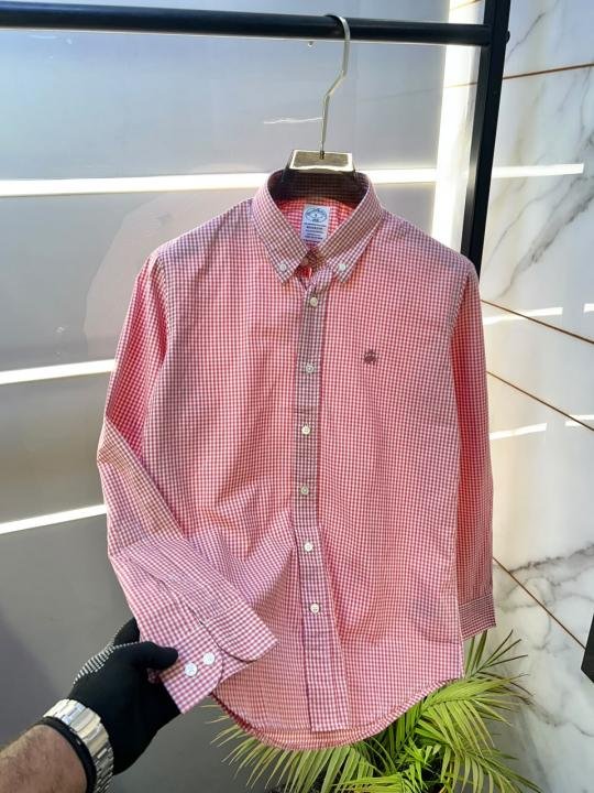 Brooks Brothers Pink Micro Checks Premium Shirts F3164-pi