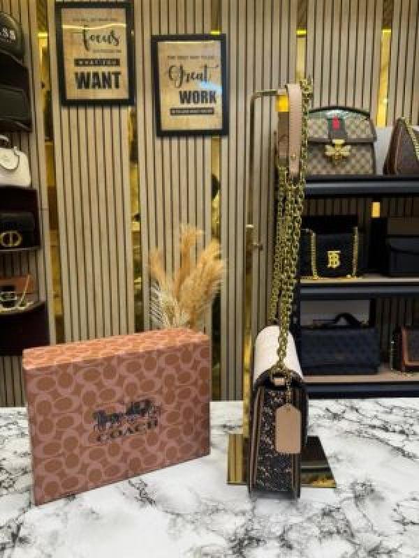 Coach Hutton Sling Bag With Box Dustbag - Image 3