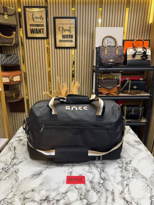 Boss BOS S Premium Weekender Travel Duffle Bag With Adjustable Shoulder Strap - Image 6
