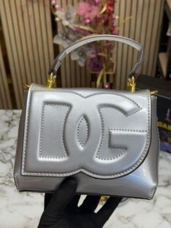 Dolce & Gabbana Dolce & Gabbana Lacquered Bag Mini DG Logo - Image 7