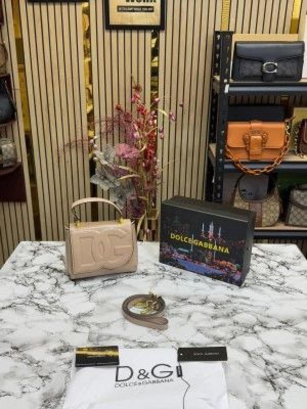Dolce & Gabbana Dolc E Gabban Lacquered Bag Mini DG Logo