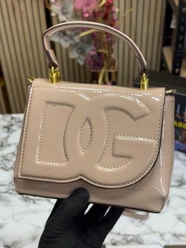 Dolce & Gabbana Dolc E Gabban Lacquered Bag Mini DG Logo - Image 5