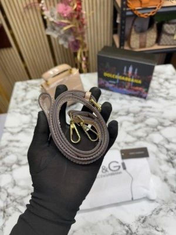 Dolce & Gabbana Dolc E Gabban Lacquered Bag Mini DG Logo - Image 3
