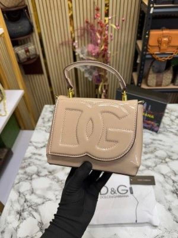 Dolce & Gabbana Dolc E Gabban Lacquered Bag Mini DG Logo - Image 2