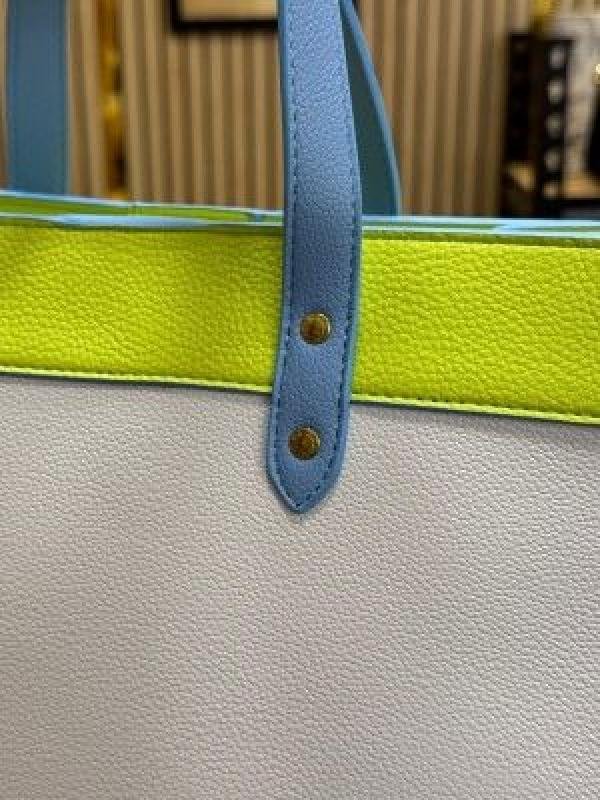 Michael Kors Michae L Kors Field Tote Bag Two Tone In Colorblock Signature With Double Og Box And Dustbag Including Carrybag - Image 7