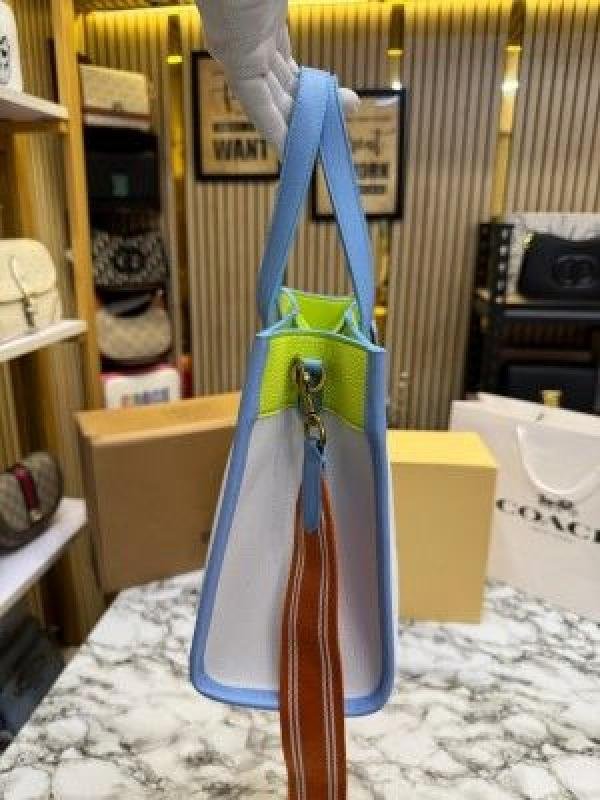 Michael Kors Michae L Kors Field Tote Bag Two Tone In Colorblock Signature With Double Og Box And Dustbag Including Carrybag - Image 5