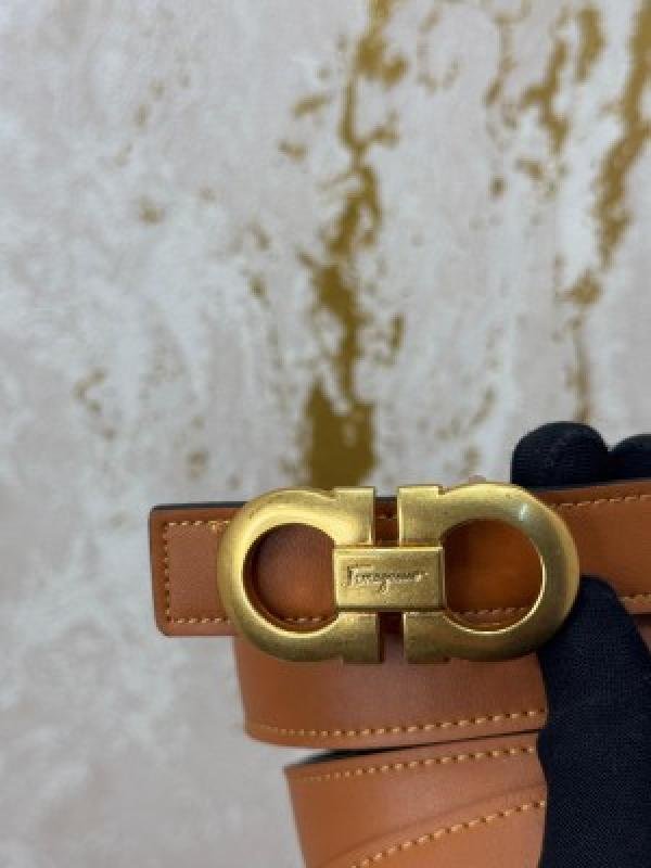 Ferragamo Salvator.e Ferragamo Premium Belt With Box And Dustybag - Image 2