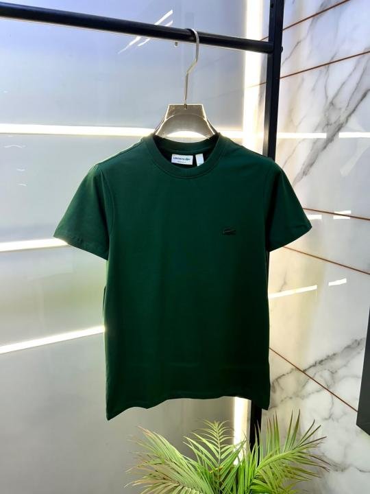 Lacoste Lacoste Green Premium Round Neck T-shirt With Brand Packing F5017-gr