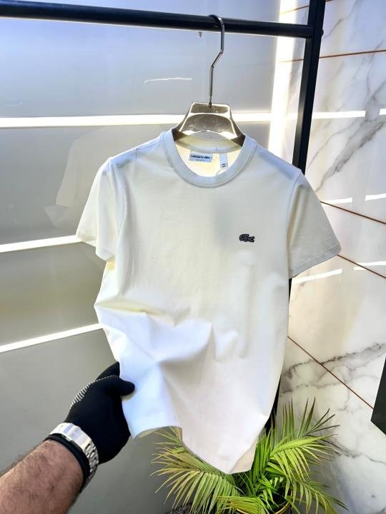 Lacoste Lacoste White Premium Round Neck T-shirt With Brand Packing F5017-wh - Image 3