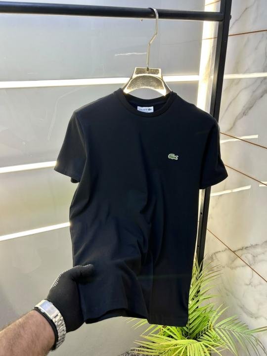 Lacoste Lacoste Black Premium Round Neck T-shirt F3826-b1 - Image 12