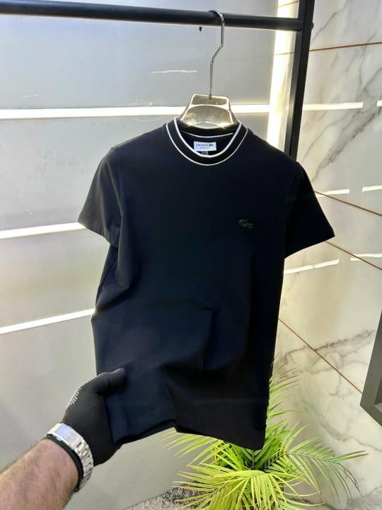 Lacoste Lacoste Black Premium Round Neck T-shirt F3826-b2 - Image 11