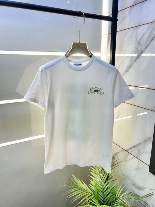Lacoste Lacoste White Premium Round Neck T-shirt F3826-wh