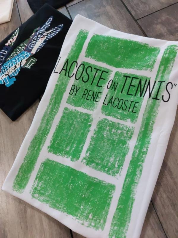 Lacoste Lacoste White Premium Round Neck T-shirt F3826-wh - Image 4