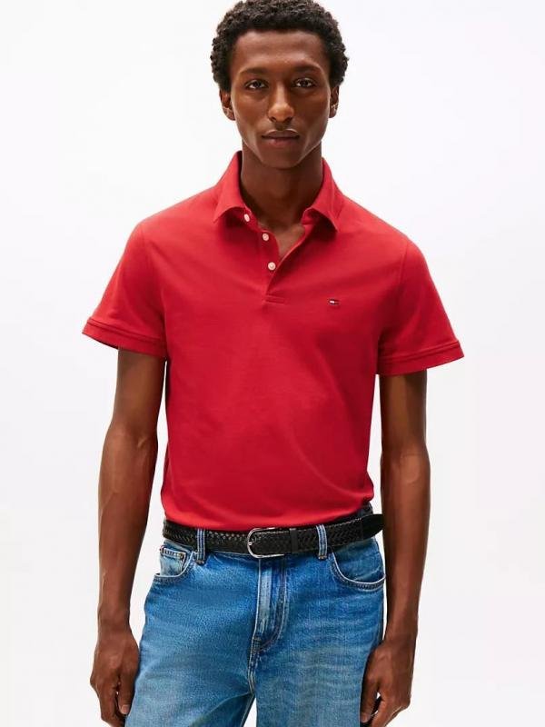 Tommy Hilfiger Tommy Hilfiger Maroon Polo Premium Collar Neck T-shirt F3934-ma - Image 10