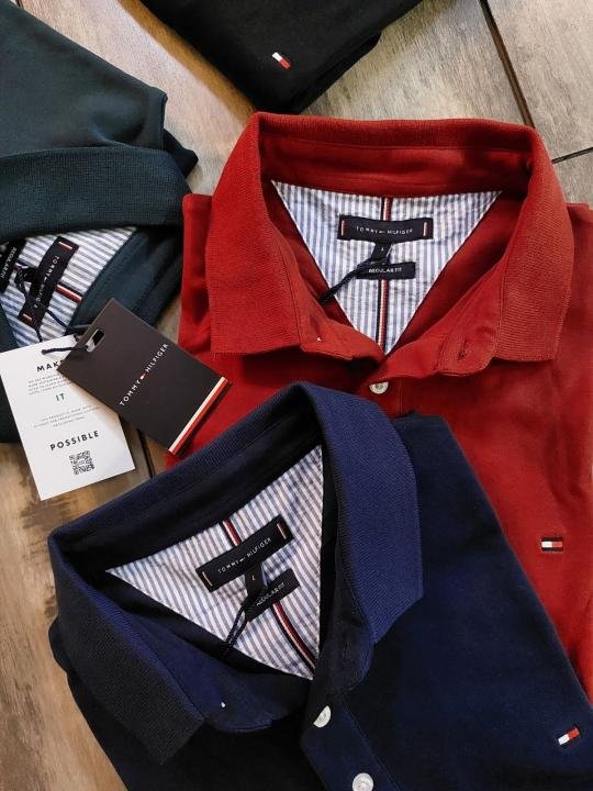 Tommy Hilfiger Tommy Hilfiger Maroon Polo Premium Collar Neck T-shirt F3934-ma - Image 7