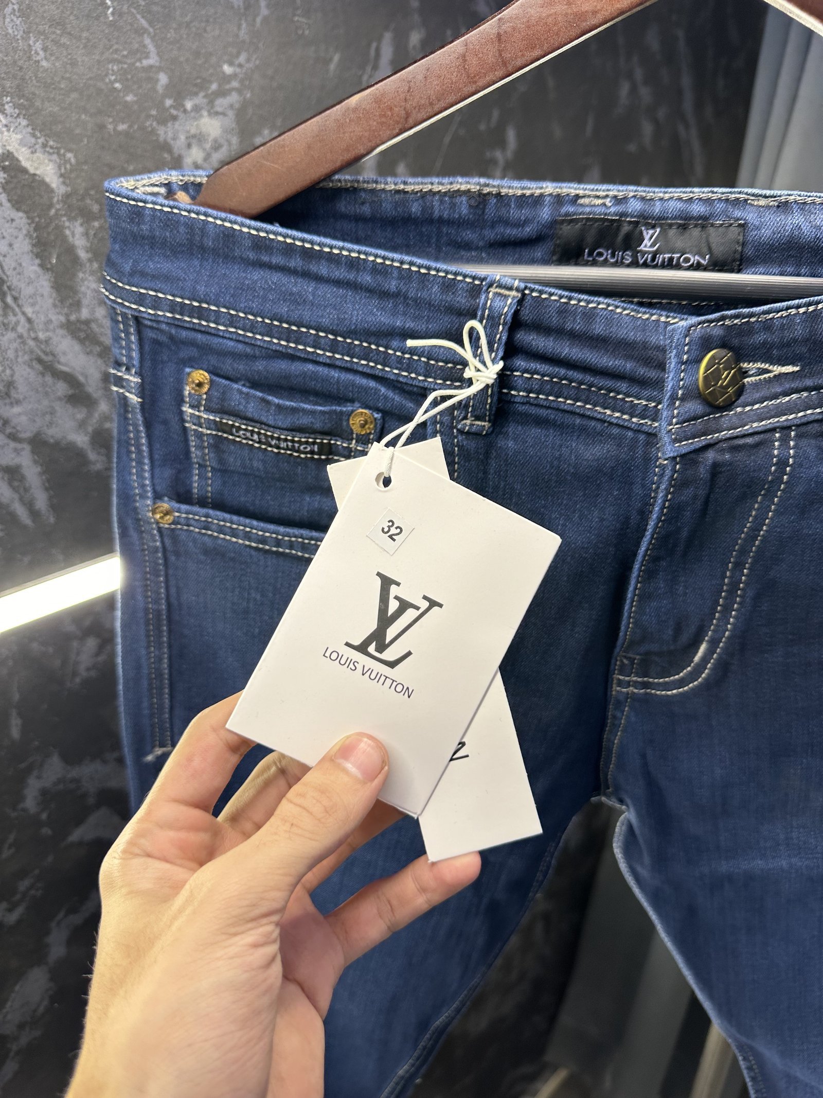 Louis Vuitton Boot Cut Denim Jeans Price in India - Buy at Bootery - Image 4