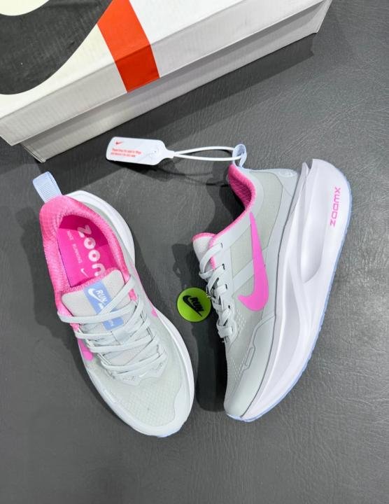 Buy Nike Zoom X Running Grey Pink smiley Shoes Online in India - Bootery - Image 3