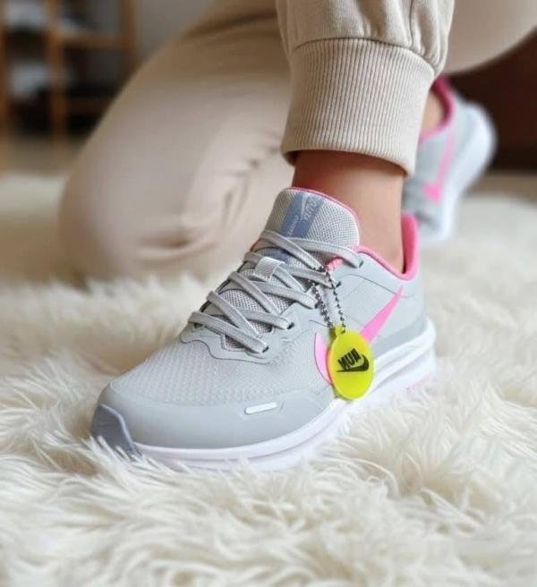 Buy Nike Zoom X Running Grey Pink smiley Shoes Online in India - Bootery - Image 2