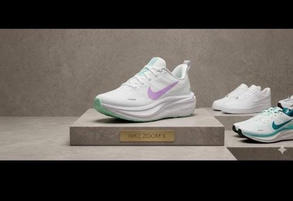Nike Zoom X Running White Purple smiley Shoes Price in India - Buy at Bootery - Image 2