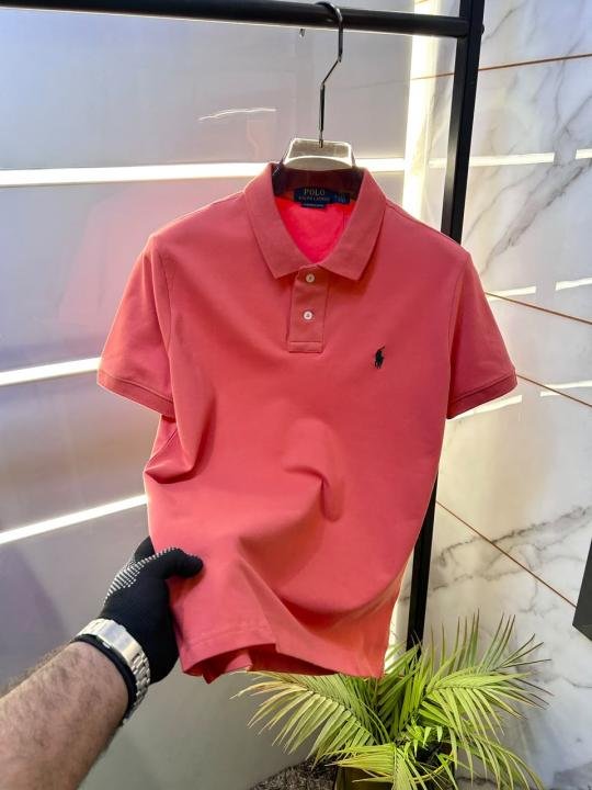 Ralph Lauren Ralph Lauren Coral Polo Premium Collar Neck T-shirt F3926-co - Image 12