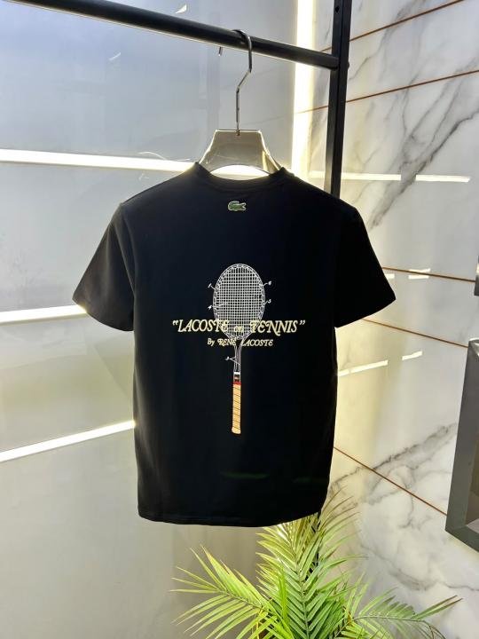 Lacoste Lacoste Black Premium Round Neck T-shirt F3826-b3