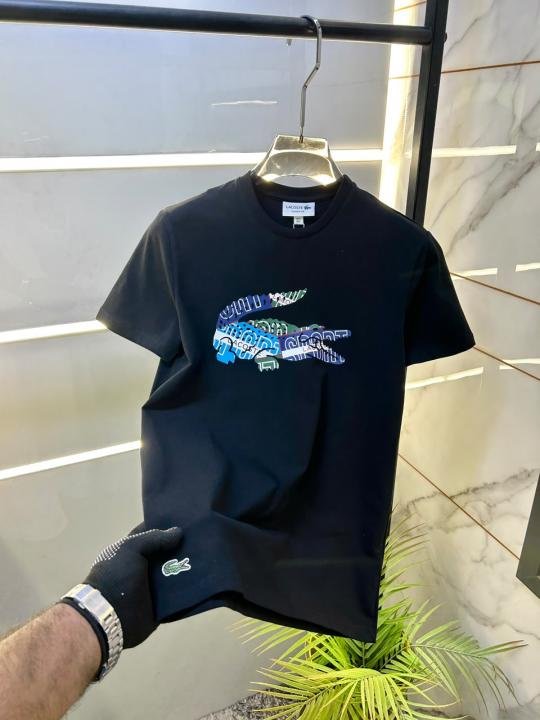 Lacoste Lacoste Black Premium Round Neck T-shirt F3826-b4 - Image 9