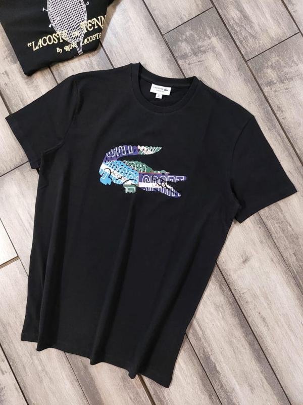 Lacoste Lacoste Black Premium Round Neck T-shirt F3826-b4 - Image 8