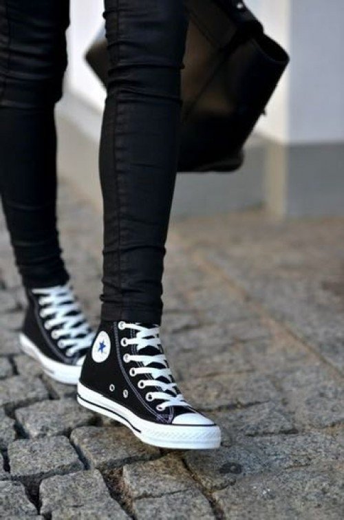Converse Convers Women All Star High Canvas Black Shoes Price in India - Buy at Bootery - Image 4