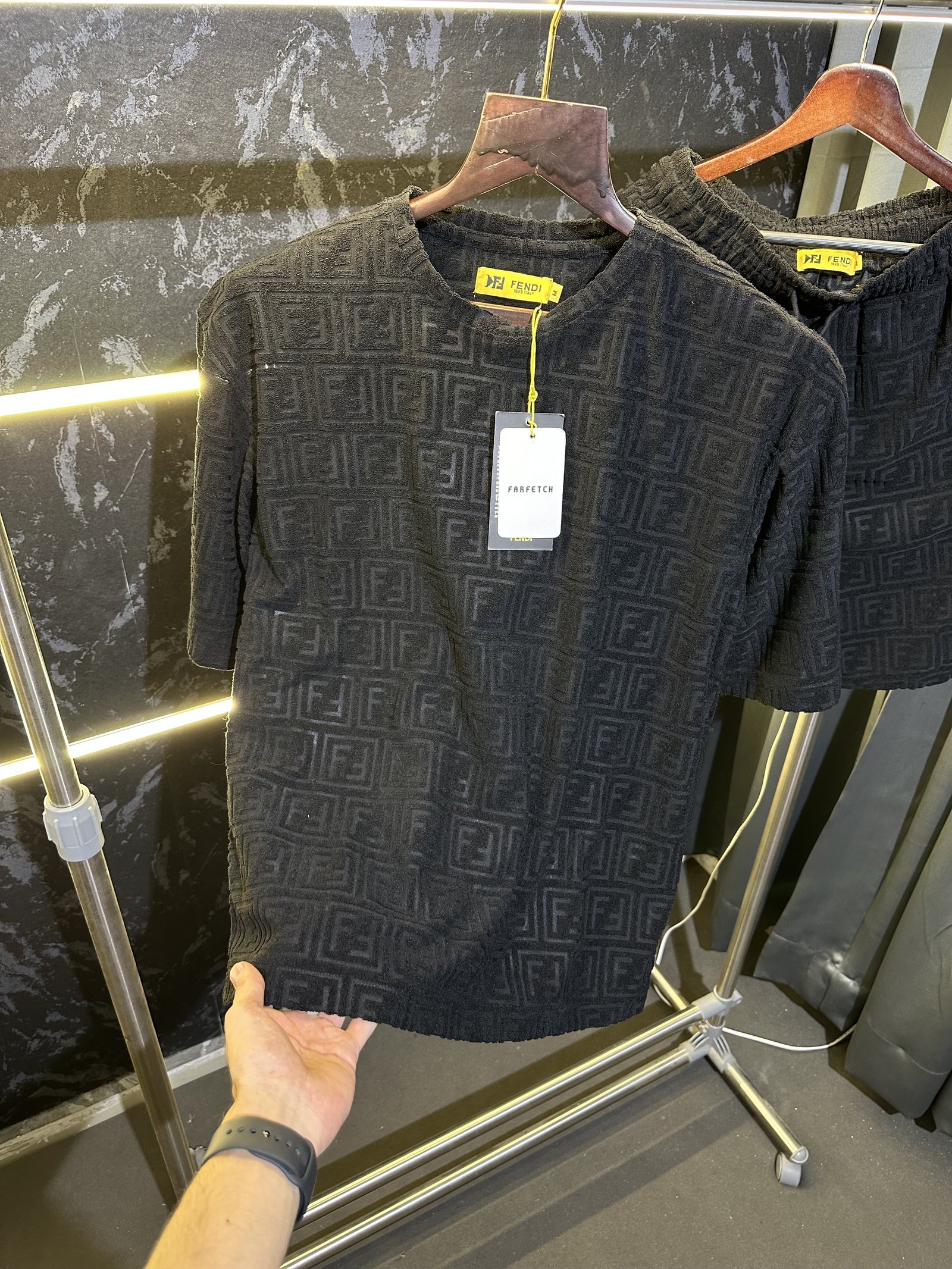 Fendi Imported Cord Set Black Price in India - Buy at Bootery - Image 6