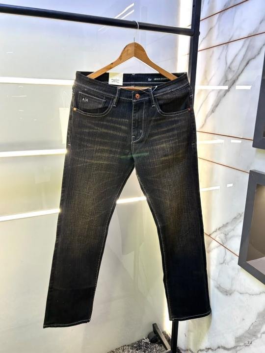 Armani Exchange Armani Exchange Black Imported Super Premium Denim F3804-bl