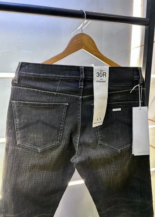 Armani Exchange Armani Exchange Black Imported Super Premium Denim F3804-bl - Image 4