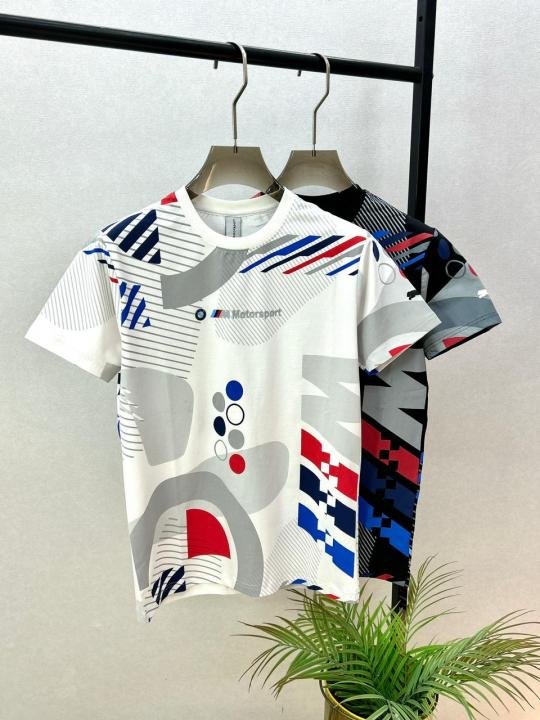 Bmw Edition White Super Premium Round Neck Printed T-shirt F3737-wh - Image 2
