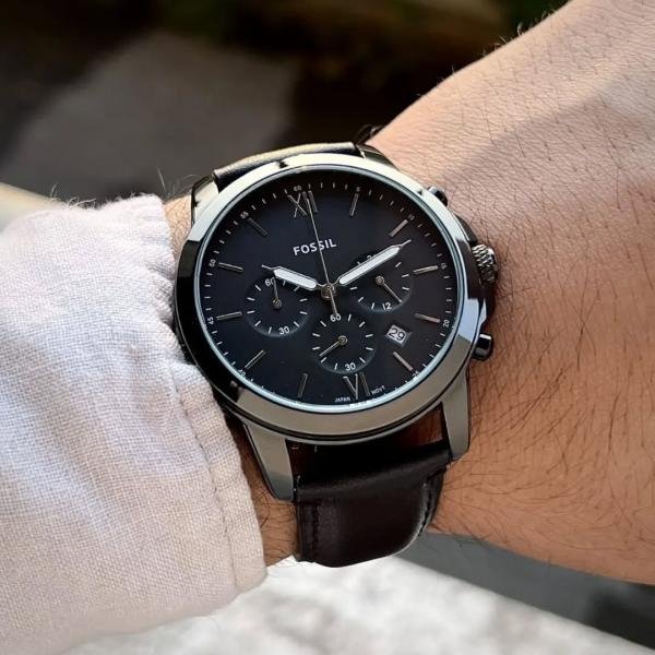 Buy Fossil Neutro Chronograph Full Black Watch Online in India - Bootery