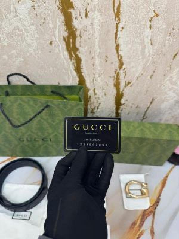 Gucci Guccipremium Belt Combo With Box And Dust Bag Including Carrybag - Image 5