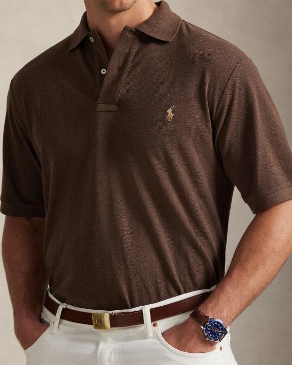 Ralph Lauren Ralph Lauren Grey Polo Premium Collar Neck T-shirt F3926-gy - Image 9