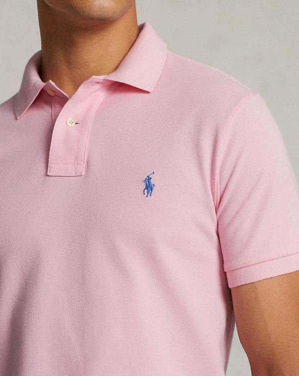 Ralph Lauren Ralph Lauren Pink Polo Premium Collar Neck T-shirt F3926-pi - Image 9