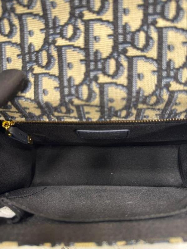 Christian Dior Montaign Oblique Shoulder Bag With Double Og Box And Dust Bag - Image 4