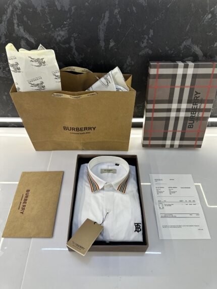 Burberry Current Store Article Shirt With Original Packing White Color Price in India - Buy at Bootery